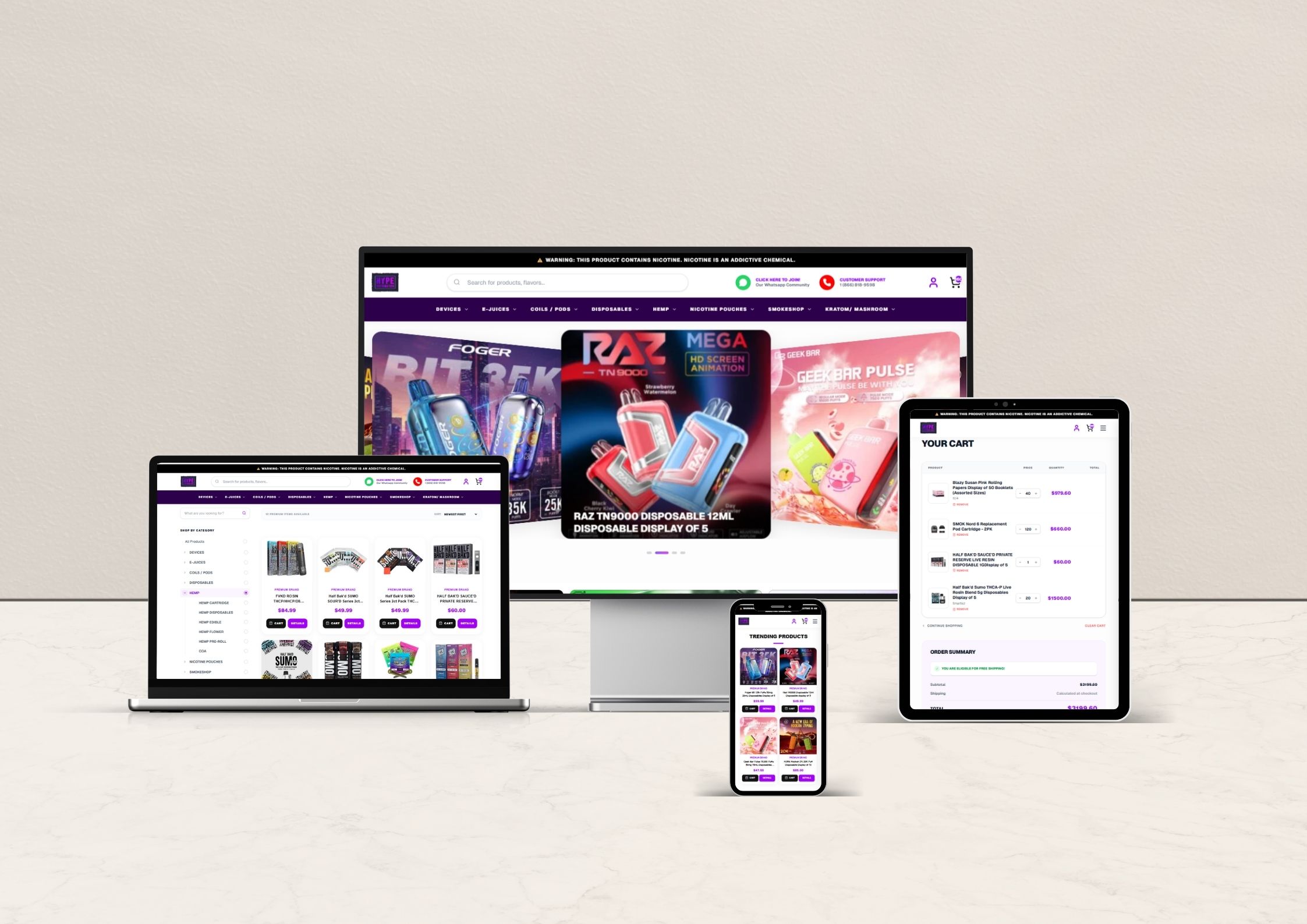 Headless Commerce Portal